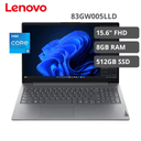 Laptop LENOVO V15 G5 IRL Intel Core I5-13420H 8GB 512GB SSD 15.6" FHD 60HZ Free Dos (83GW005LLD)