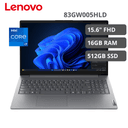 Laptop LENOVO V15 G5 IRL Intel Core I7-13620H 16GB 512GB SSD 15.6" FHD Free Dos (83GW005HLD)