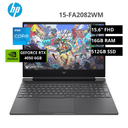 Laptop HP Victus 15-FA2082WM Intel Core I5-13420H 16GB 512GB SSD RTX 4050 6GB 15.6" FHD 144HZ Win11 Home (B5EQ3UA#ABA)