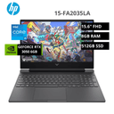 Laptop HP Victus 15-FA2035LA Intel Core I5-13420H 8GB 512GB SSD Nvidia RTX 3050-6GB 15.6” FHD (1920X1080) IPS 144HZ Free Dos (D74JMLA#ABM)
