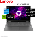 Laptop LENOVO LOQ Essential 15IRX11 Intel Core I5-13450HX 16GB 512GB SSD RTX 5050 8GB 15.6" FHD 144HZ Free Dos (83SC0055LM)
